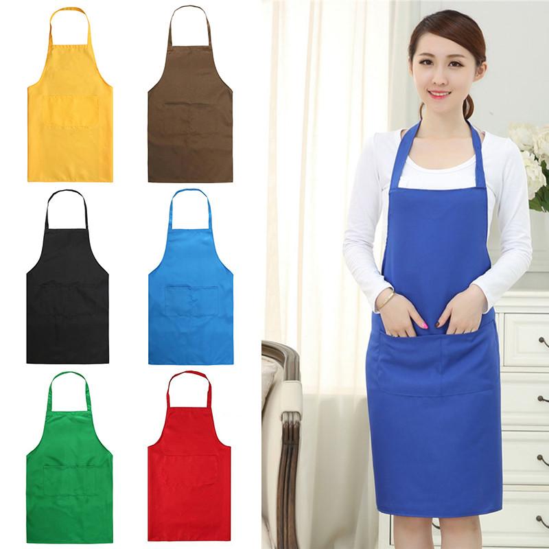 

Bib Apron Dress Men And Women Chef Kitchen Cooking Baking Household Housework Cleaning Tools Aprons
