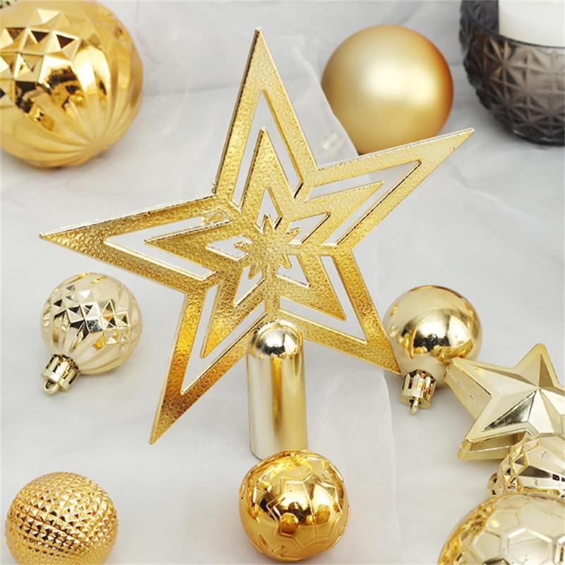 

Christmas Decorations 45Pcs/Set Bauble Decor Exquisite Workmanship Shatterproof Plastic Tree Colorfast Hanging Ball Ornament For Home