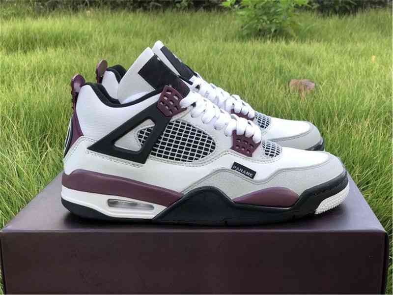 

2021 Authentic 4 PANAME Mens Athletic Shoes White Neutral Grey Black Bordeaux Paris Athletic Sports Sneakers With Original Box US 7-13
