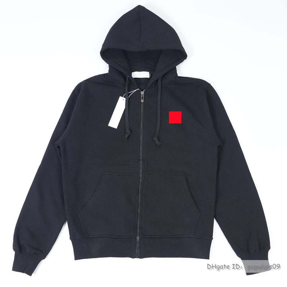 

Sweatshirt Mens Hoodies Commes Zipper Hooded Cardigan Play Des Red Heart Hoodie Garcons Standard And Fleece Casual Jumpers Women Long Sleeve, Black