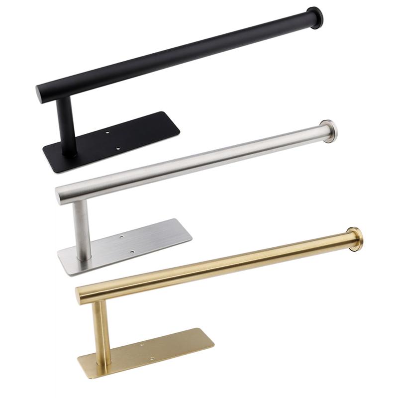 

Toilet Paper Holders Self Adhesive Holder Wall-Mount Stainless Steel Roll Racks Dispenser For Kitchen Bathroom