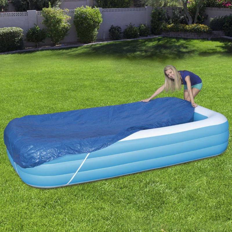 

Pool & Accessories Square Swimming Cover Dustproof Rainproof Thickened Inflatable Swim Protector Pools Accessory