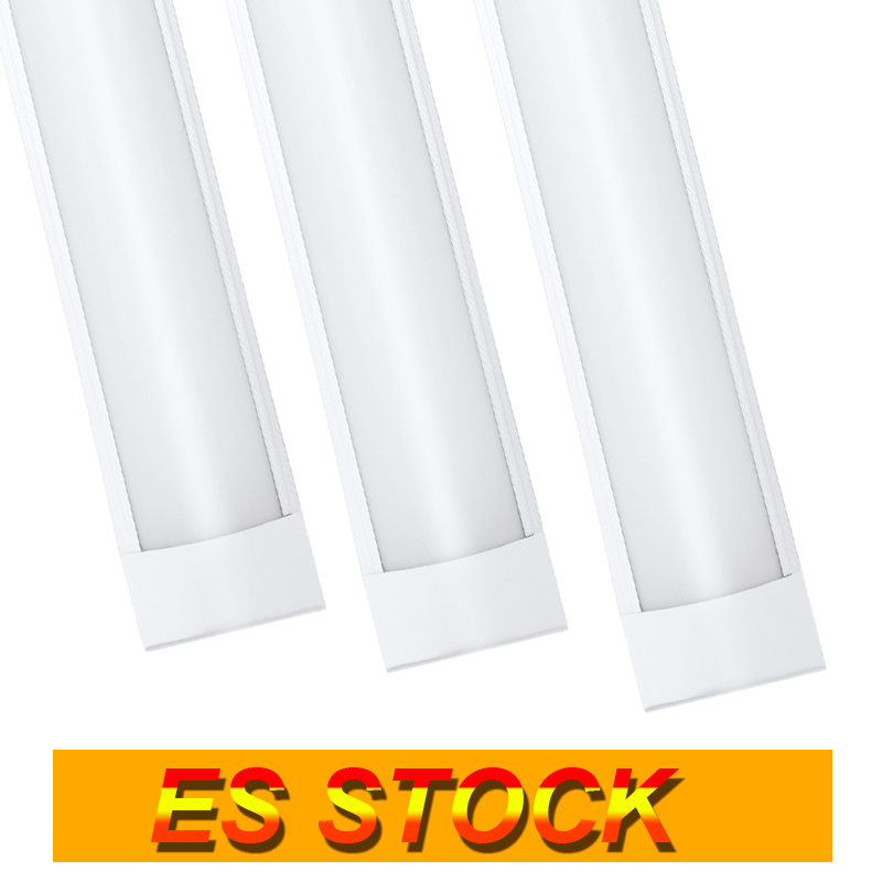 

ES Stock 3ft Shop Light Fixture 48W LED Tube Lights 4800lm 6000K 4000K 3000K 3 color temperatures Lightss 120cm Garage Closet Lighting for Office Home Basement