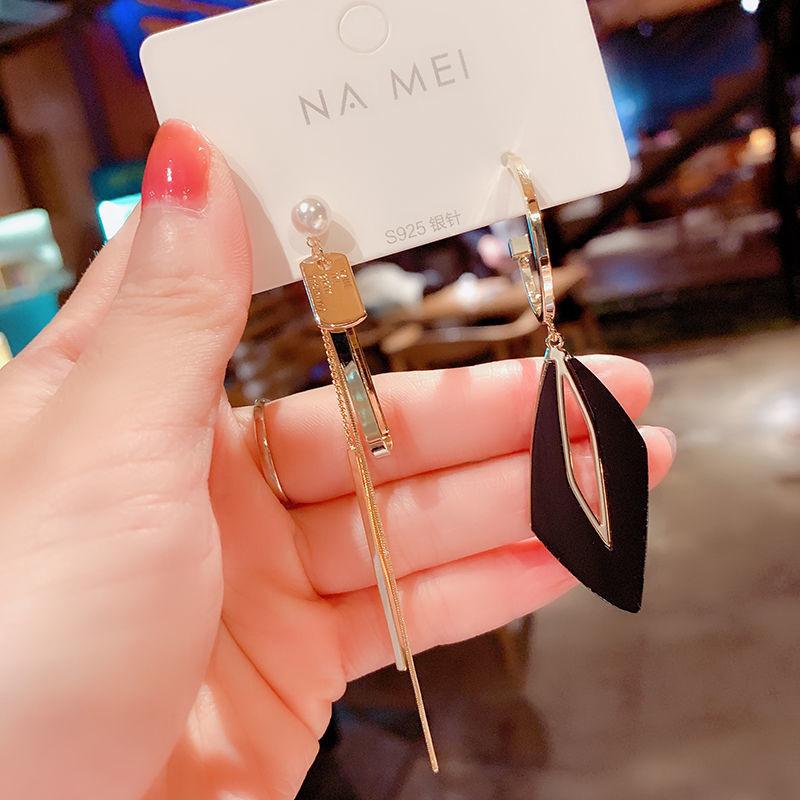 

Dangle & Chandelier Asymmetric Women's Geometric Earrings Long Tassel Pendant Women Jewelry Fashion Stud 2021 Trend Unusual
