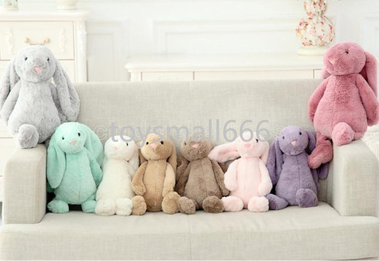 

Children Long Ear bunny Rabbit Sleeping Cute Cartoon Plush Toy Kawaii Stuffed Animal Dolls Easter Gift A5875s, Shippingfee(do not choose)