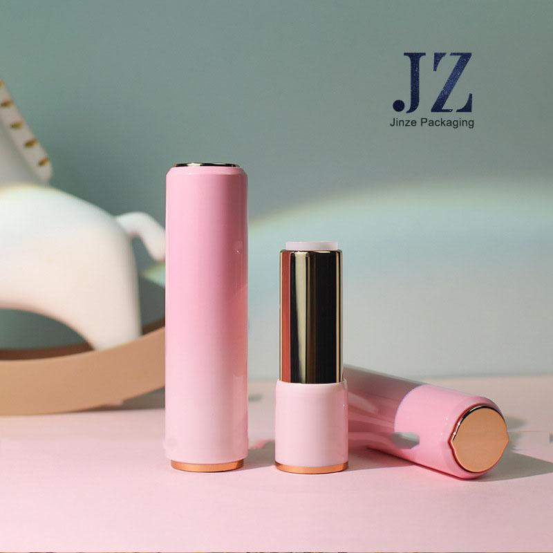 

Gradient Pink Cherry Empty Lip Tubes Pressing Spring Lipstick High-grade Lipgloss Packaging Material Storage Bottles & Jars