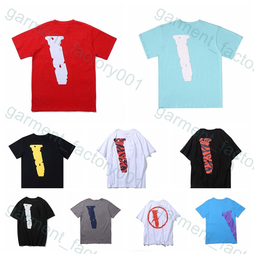 

Designer Large Big Reflective V Friends Men Women t shirts Casual Smoke Angel Loose Lovers luxury high quality Short vlones Sleeve 34, Gradient