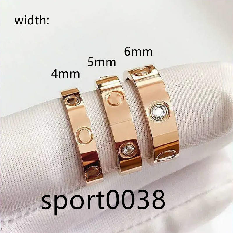 

High quality designer stainless steel Band Rings fashion jewelry men's wedding promise ring women's gifts