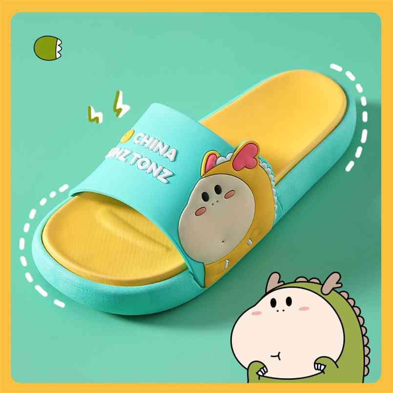 

Summer Slippers Women Men Sandal Cute Shoes Non-Slip Thick Sole Flip Flops Bathroom Home Indoor Beach Pool Female Couple Slides 210628, Red