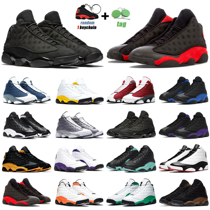 

13 Basketball Shoes 13s Men Women Jumpman Obsidian University Gold Bred Red Flint Black Cats Lucky Green Chicago Mens Trainers Sports Sneakers, Court purple