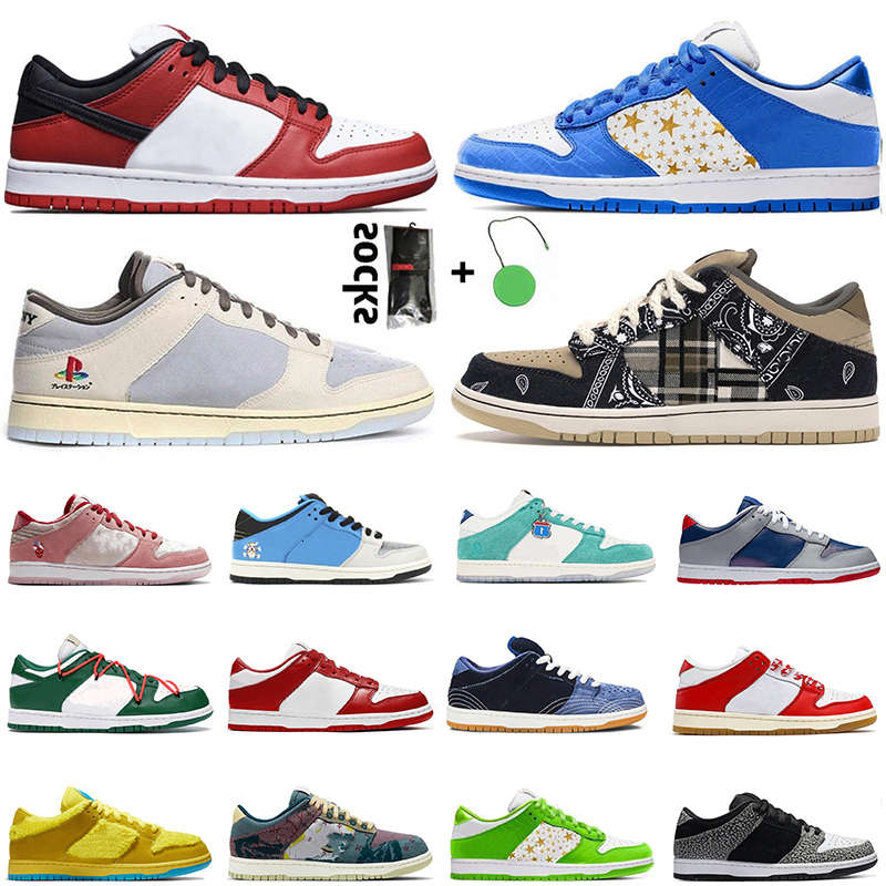 

Men Women Running Shoes Authentic 2021 New Arrival Sneakers Sean Cliver PlayStation Chunky Dunky VALENTINE Mens Womens Sports Skate Trainers