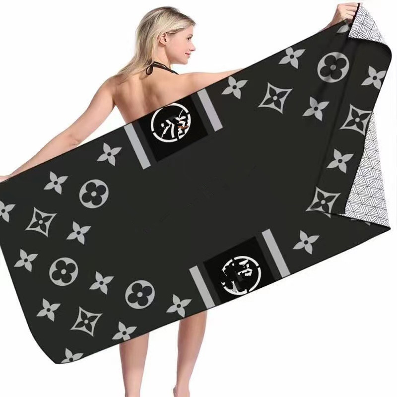 

letter casual ins style beach towel fashion summer bath towels high quality classic home, See details below