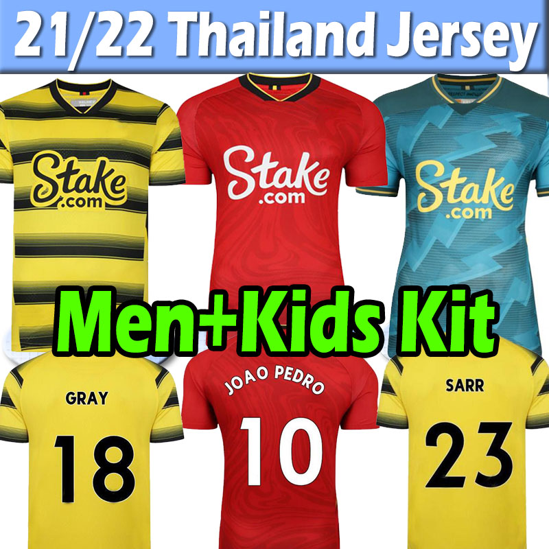 

2021 2022 Soccer Jerseys ETEBO KING DEENEY JOAO PEDRO SEMA LOUZA CHALOBAH GOSLING SARR CUCHO CLEVERLEY Jersey 21/22 Men kids kit Football Shirt, 21 22 home epl patch