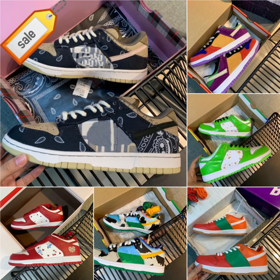 

2022 Designer Men And Women Running Shoes Sb Low Pro Qs Single And Double Hook Cashew Flower Ice Cream Sneakers Brand Leather Topsenakers A, 20