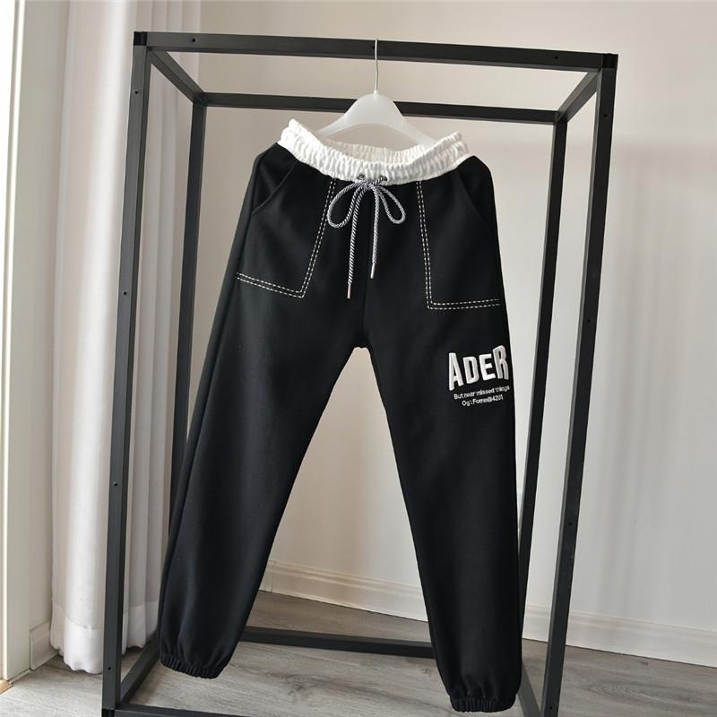 

Men's Pants Embroidery ADER ERROR Men Women Loose Adererror Quality Jogger Sweatpants, Black