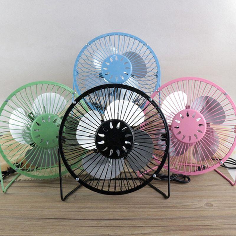

Electric Fans USB Desk Fan Metal Mute Office Home Car Travel Personal Mini Table Portable Outdoor 4" And 6" Optional 10166