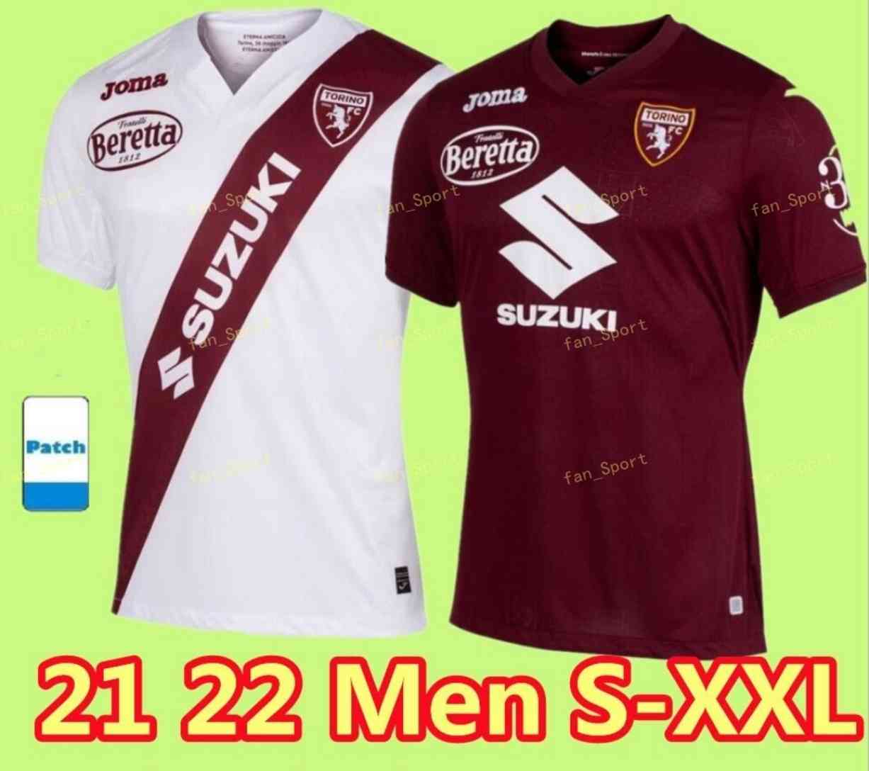 

21 22 Torino FC maglia da calcio Turin BELOTTI IZZO FALQUE NKOULOU 2021 2022 New Soccer Jerseys home away Maillot de football shirt Thailand, Black;yellow