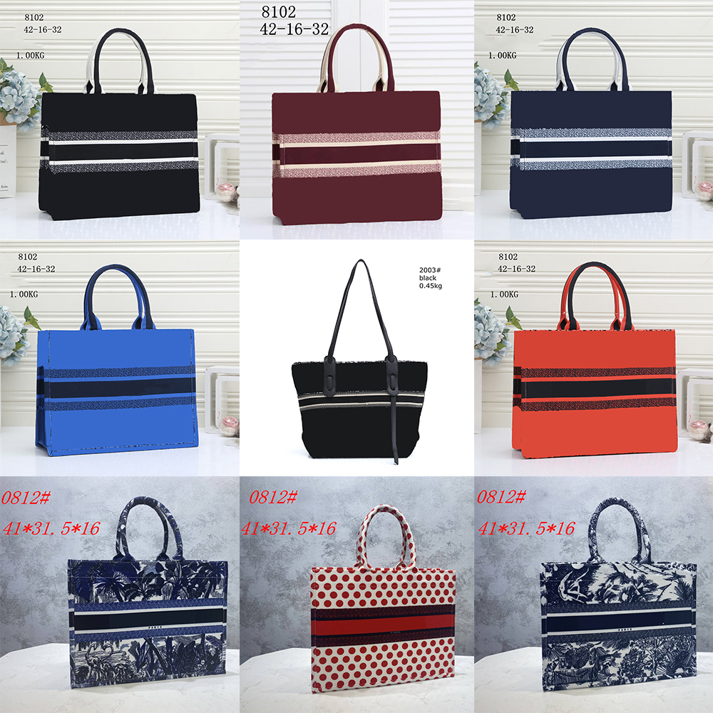 

Designer Totes Luxury Handbag Fashion Wallet Canvas Multi color Woven Shopping Bag Designers Unisex Luxurys Large Capacity 01, Dustbag