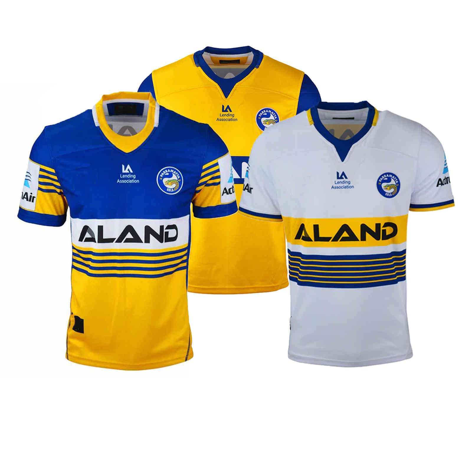 

Parramatta Eels Men's Replica Home/away/alternate Rugby Jersey, White;black