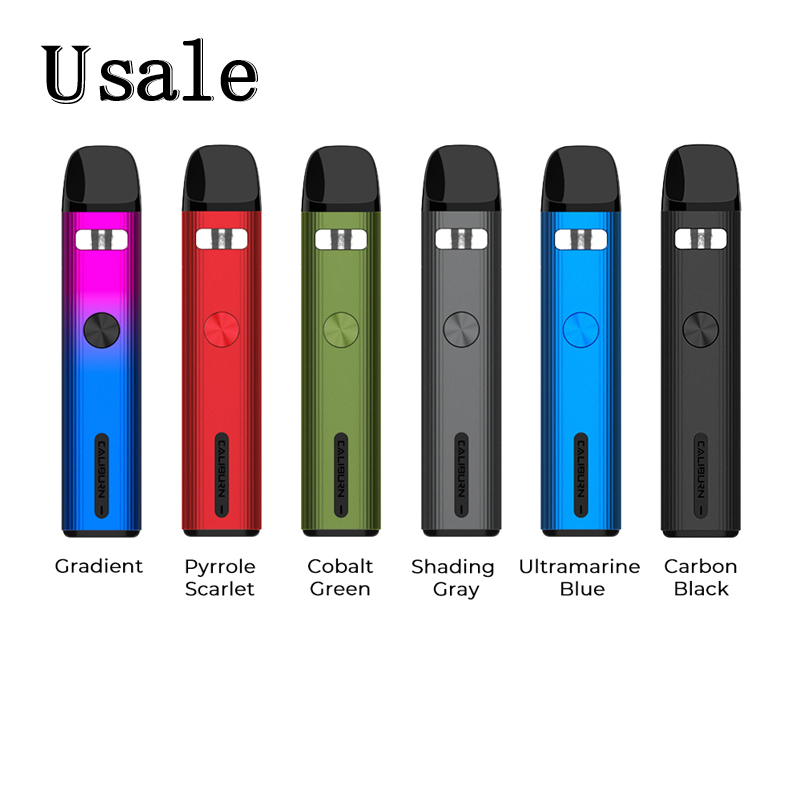 

Uwell Caliburn G2 Pod Kit with 750mAh Built-in Battery 2ml Cartridge 0.8ohm 1.2ohm UN2 Meshed Coil 18W DTL MTL Vape Device 100% Original, Ultramarine blue