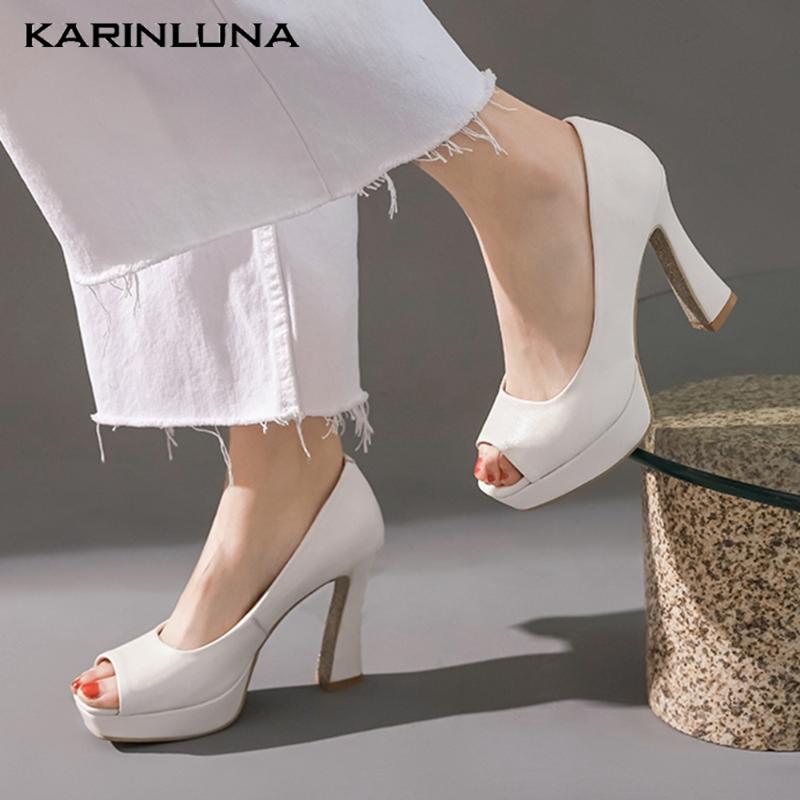 

Women's High Heels Brand Design On Sale Shoes Woman Ladies Platform Peep Toe Slip-on Strange Style Spring Big Size 43 Sandals, Black