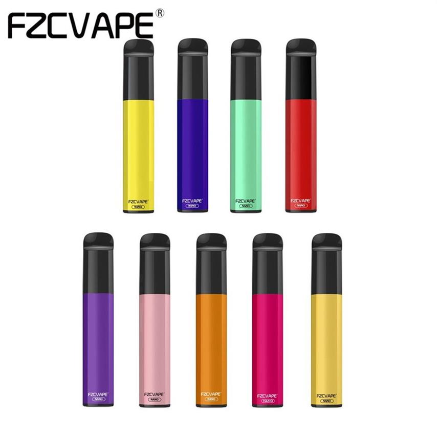 

Authentic Fzcvape Nano 2500 Puffs Disposable E Cigarette Prefilled Vape Pen Stick 1000mAh 6ml Vapor Pod System XXL Devicea26a27