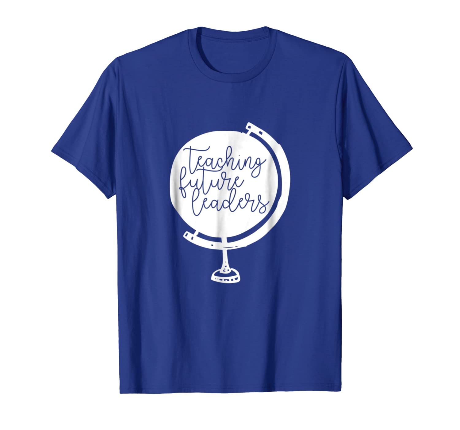

teacher shirt teaching future leaders globe tee t-shirt, White;black