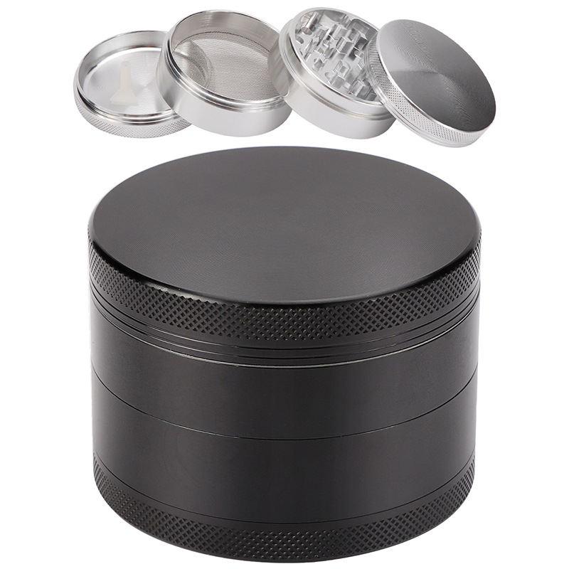 

63 mm High Quality Smoking Light Dry Herb Grinder Metal Pipe Aluminium Tobacco Grinders 4 Layers