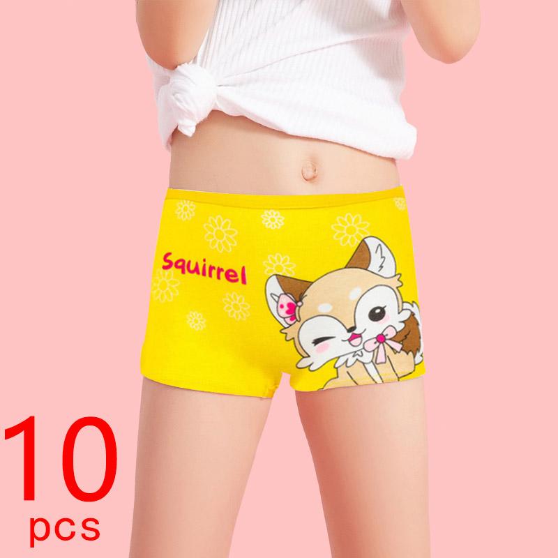 

Pieces/lot Design Children's Girls Panties Cotton Soft Pretty Cartoon Child Underwear For Kids Boxer Breathable, Camo