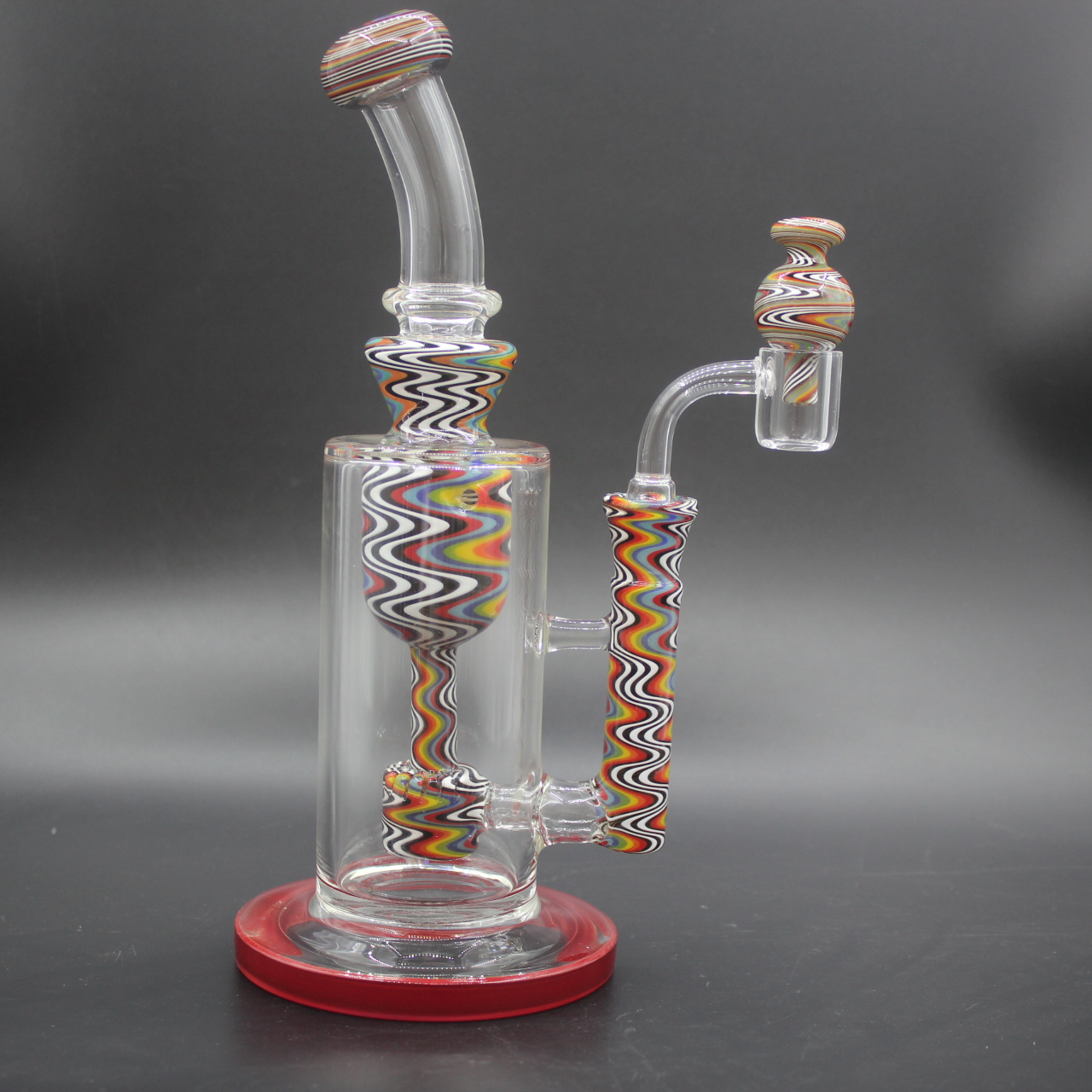 

bongs mobius recycler water pipe glass bong smoking 12.5 inches 14 MM joint