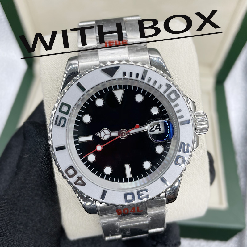 

lmjli-U1 quality Mens Watches Yacht Style 42mm Black Dial Master Automatic Mechanical Sapphire Glass Classic Model Folding WristWatch Super Luminous watch, Tool