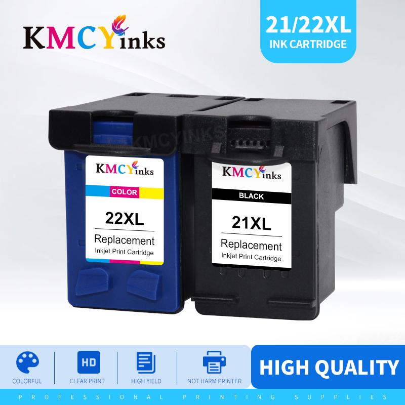 

KMCYinks Cartridges For 21 22 Xl Ink Cartridge Deskjet F2180 F2200 F2280 F4180 F300 F380 380 D2300 Printer