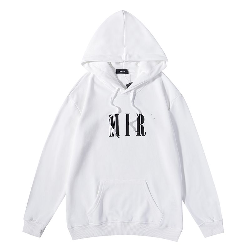 

2021 Fashion Hoodie Men Women Stylist Hoodies High Quality Black White Red Mens Stylist AMIR Sweatshirts Size -XXL