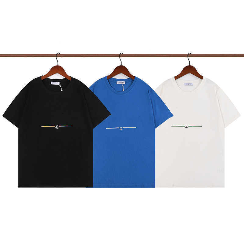 

High Quality polo Mens Tees Designer Shirt Womens short Sleeve casual fashion pure cotton Solid Shirts Polos Casual Asian size -2XL Simple classic color, Black-1