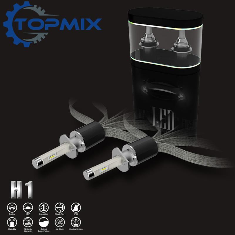 

Car Headlights 2021 Est Styling Super Bright 7200Lm 60W H1 White 6000K Led Headlight Conversion Kit ETI R4 Auto Head Fog Bulbs