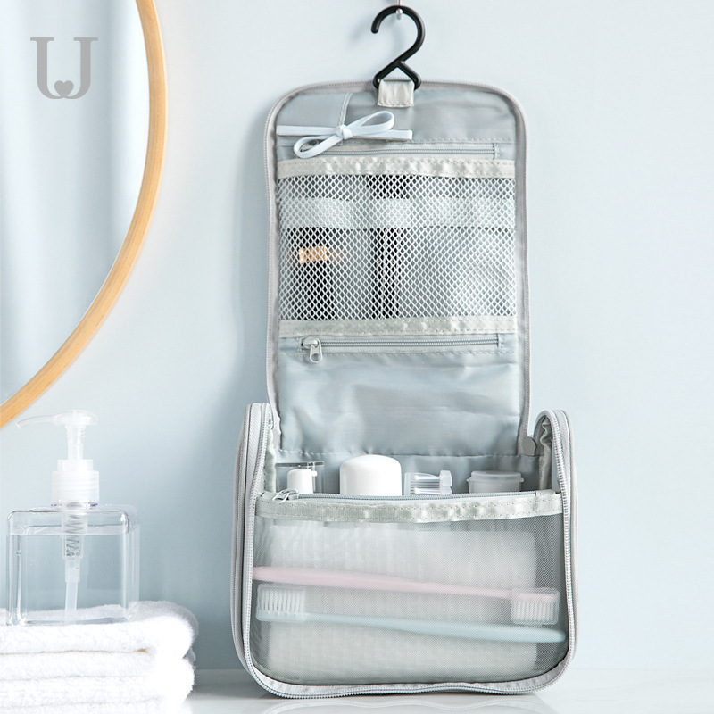 

Jotun Judy Simple Busins Travel Toiletri Care Cosmetics Storage Bag Fashion, Dark grey trumpet