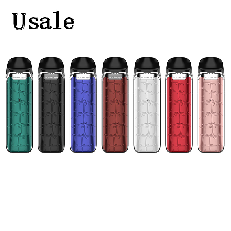 

Vaporesso Luxe Q Pod Kit Built-in 1000mAh Battery with 2ml Cartridge 0.8ohm 1.2ohm Mesh Coils SSS Leak-Resistant Technology Vape 100% Original, White