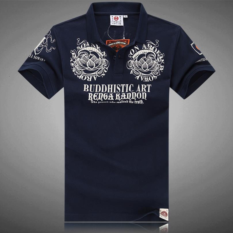 

japanese tattoo shirt casual flower men polos print cotton short sleeve man frescoes pattern design punk tee shirts, White;black