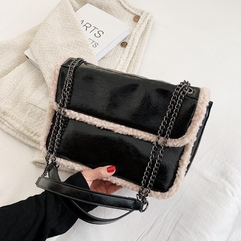 

Evening Bags Casual Pu Leather Chain Shoulder Messenger Fashion Ladies Handbags Crossbody For Women Designer Female Small Tote Bag