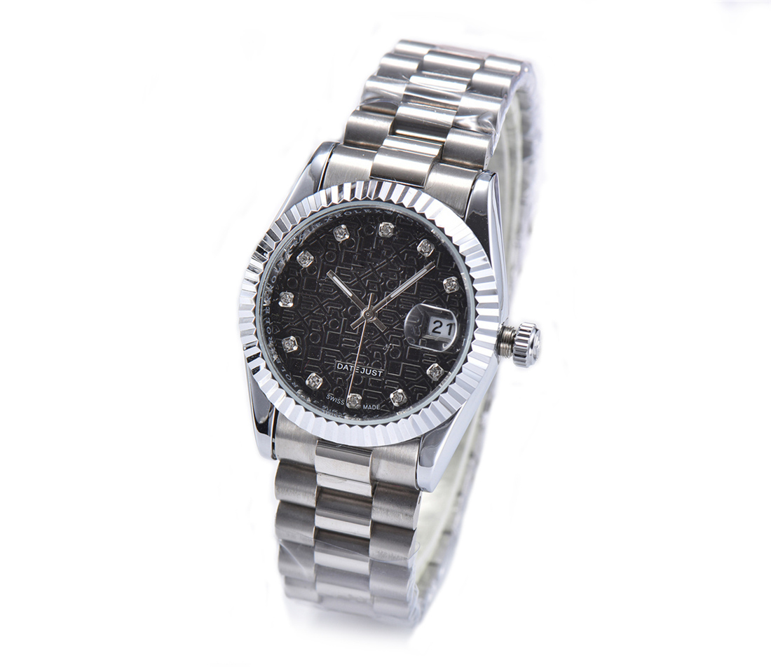 New Top Men Women's Watch Fashion Steel Band Small Disk Quartz Watches 16233 Design Military Wristwatches-image-729070766