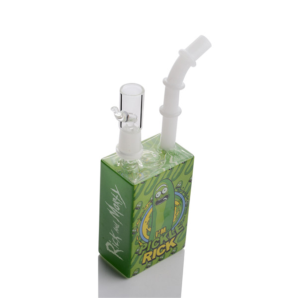 

Rick Glass Juice Box Bong Beaker oil Rigs Hookahs heady Glass Dab Rigs Smoke Water pipes With 14mm Joint