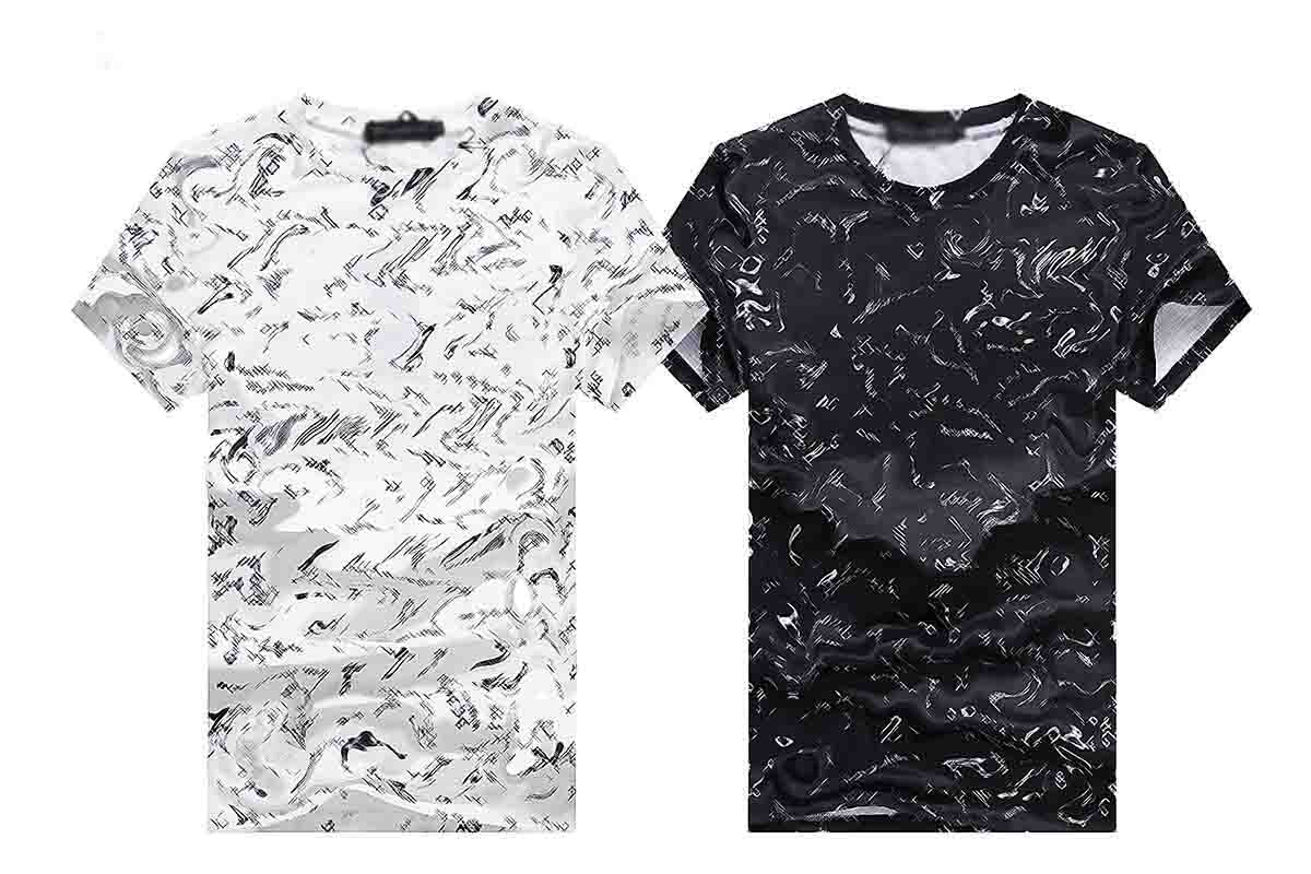 

Summer Mens Designers T Shirt Casual Man Womens Loose Tees, White;black