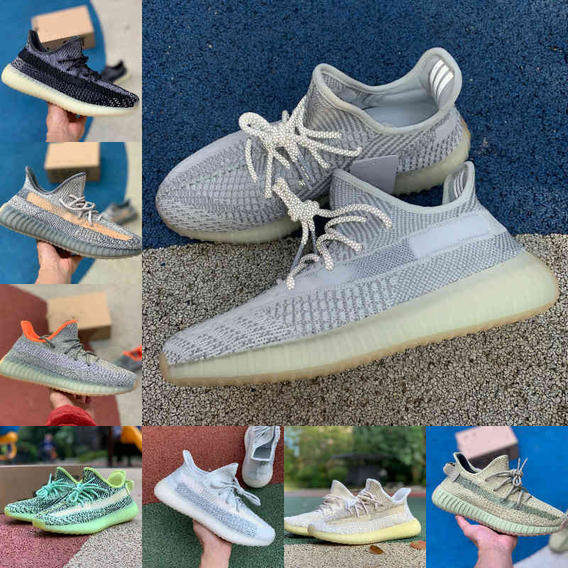 

High Quality Lundmark Static V2 Reflective Synth Mens Running Shoes YÃezy Women Fade Carbon 350SS Natural Israfil YÃzzy Cinder Tail Light Ea