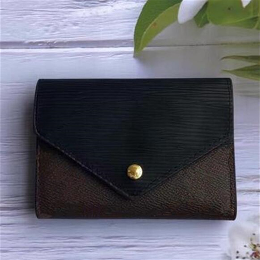 

Fashion Selling Classic wallet Women Top Quality Full Leather Luxurys Designer bag Gold and Silver Buckle Coin Purse Card Holder 249