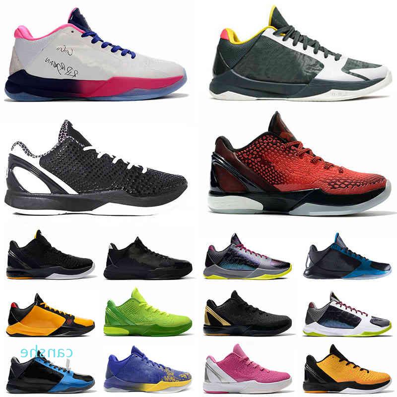 

fashion-KB6 KB5 Mamba Basketball Shoes 6 Dark Mens Blackout Zoom Mambacita Lakers Stage 5 Protro Rings Black Purple Big White What If C Cajr