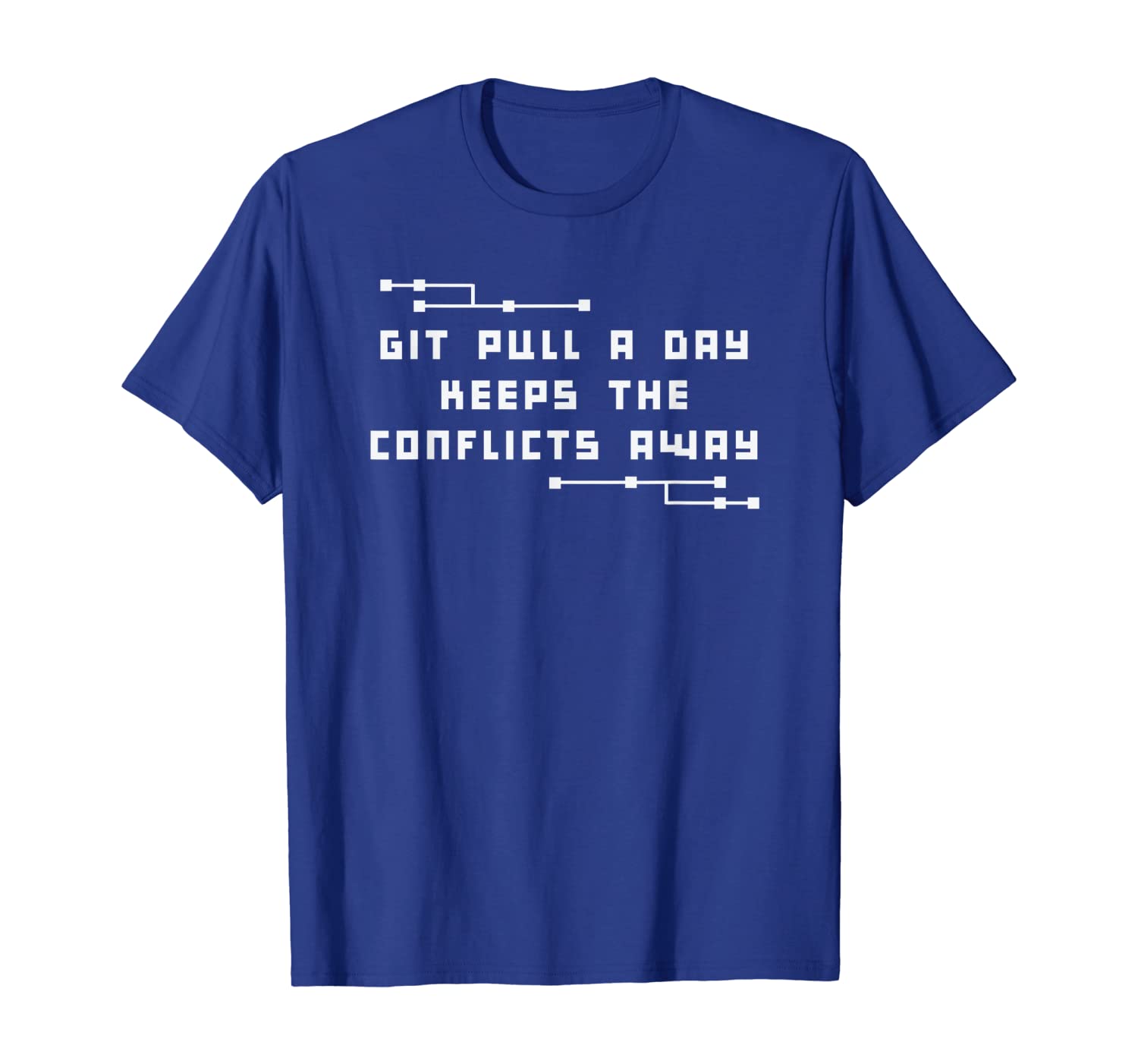 

Git Pull Conflicts - Developer Quote - Men Women T-Shirt, White;black