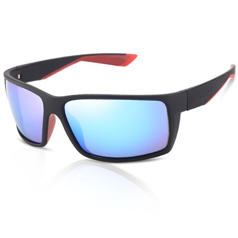 Lunettes de soleil 580p hommes polarisés classiques carrées carrées de soleil lunettes mâles refefton pour UV400 oculos