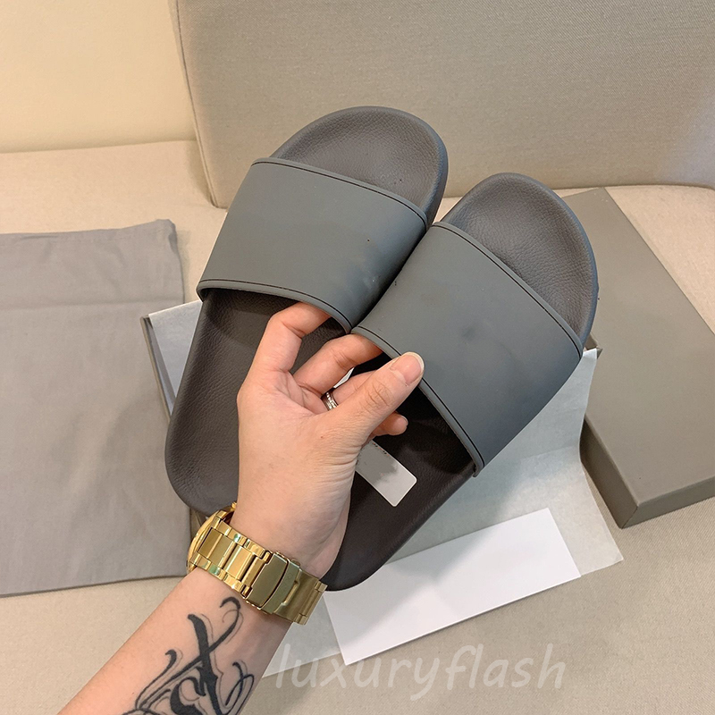 

Men Designers Slipper Luxurys Sandals Slides Slippers Street Hip Hop High-quality Fashionable 2022 Women Fashion Summer Beach Pool Shoes, With dust bag