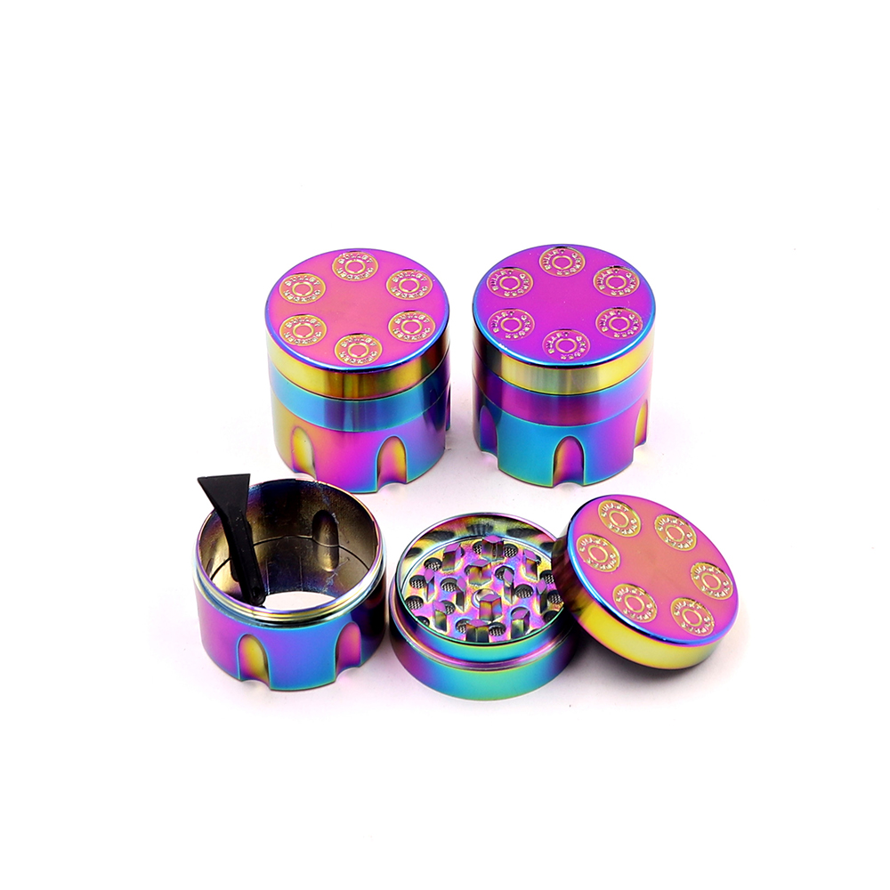 

Tobacco grinder 2020 Three-layer magic color super cheap bullet style grinder smoking accessories