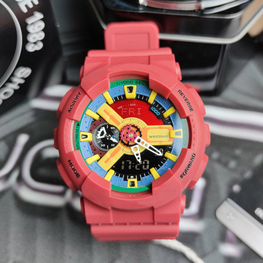 

Full-featured GA Wrist watches LED Dual Display Men Women Luxury Royal Oak Electronic Analog Digital Ladies Waterproof Clock 110 -2, Model 10